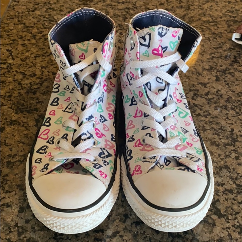 Converse All Star heart shoes